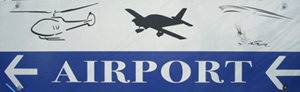 airport sign Newport RI Airport