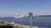 Cruise ship coming up Narragansett Bay