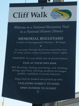 Newport cliff walk