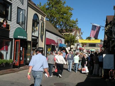 Bannister's Wharf on a beautiful day